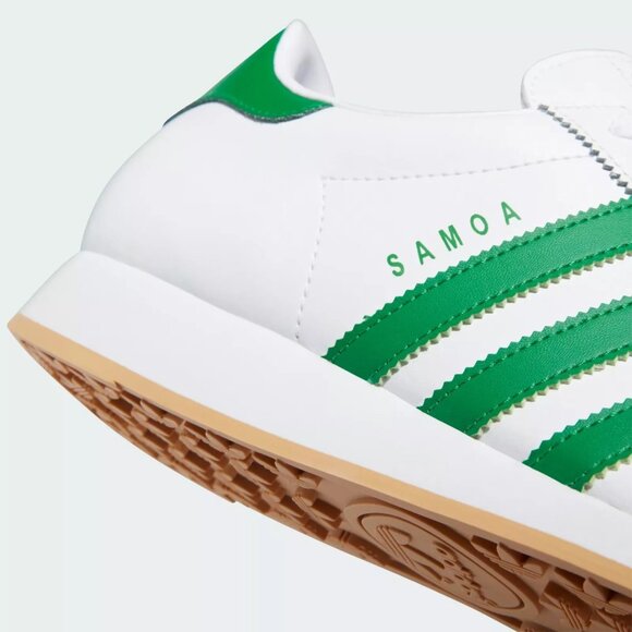 adidas Samoa Cloud - Men`s Casual Shoes White Green JH9078 NEW main image 9